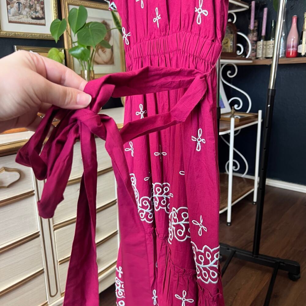 NWT Roller Rabbit Peonia Embroidered Eleanor Dress - Picture 4 of 13